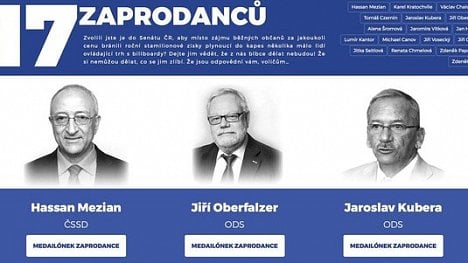 Náhledový obrázek - Konkurenční boj? Anonymní kampaň pranýřuje senátory za podporu billboardům