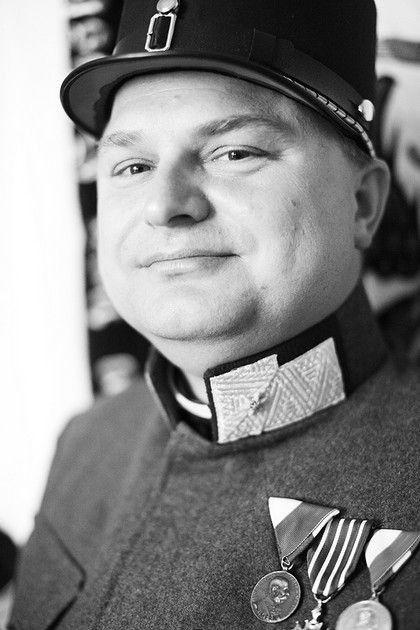 Vít Vlnas v uniformě rakousko-uherského důstojníka