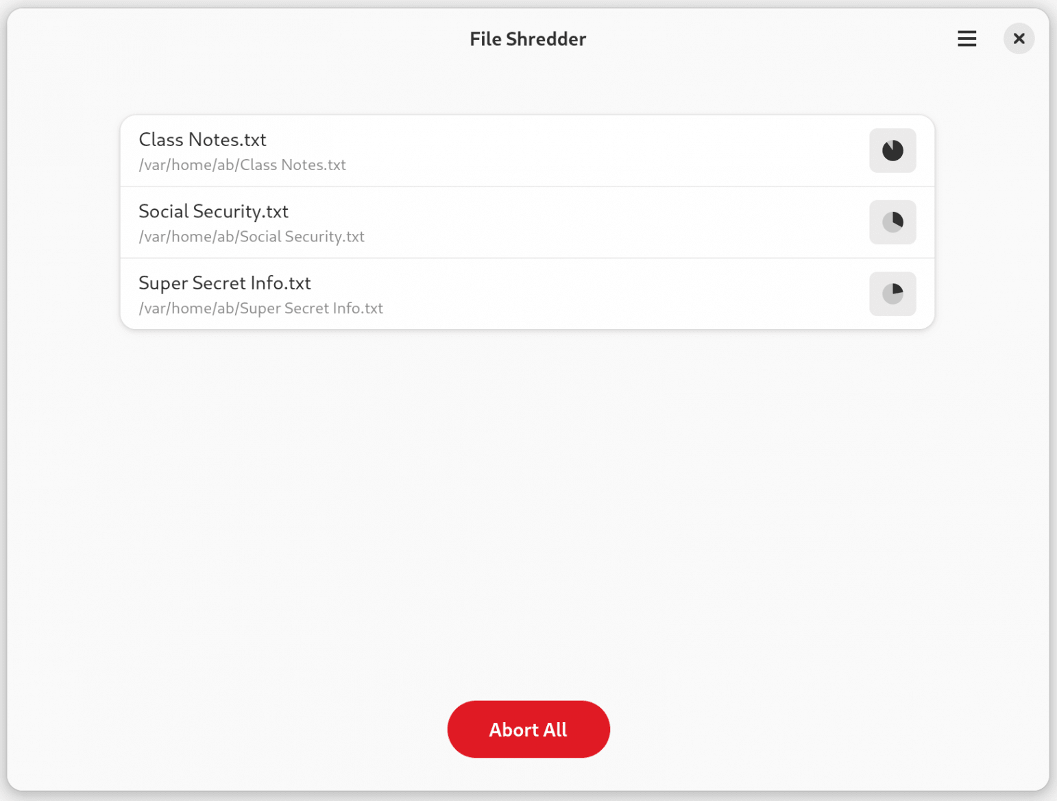 File Shredder