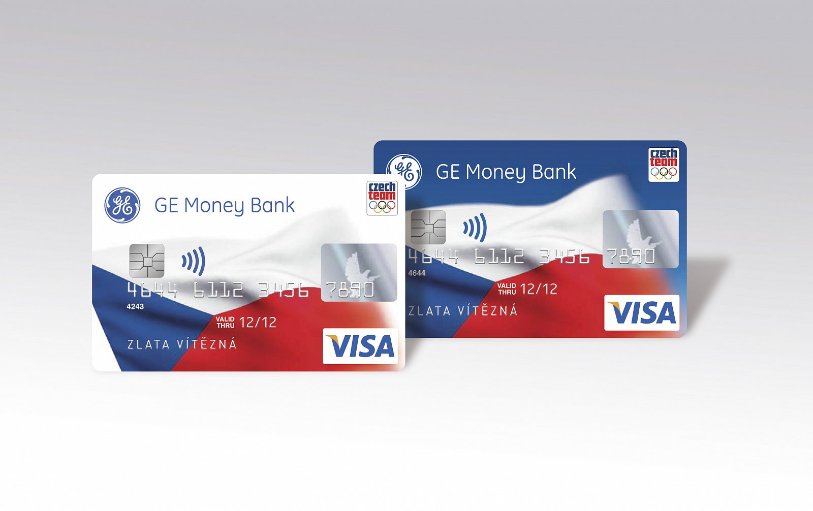 Platební karta GE Money Bank.