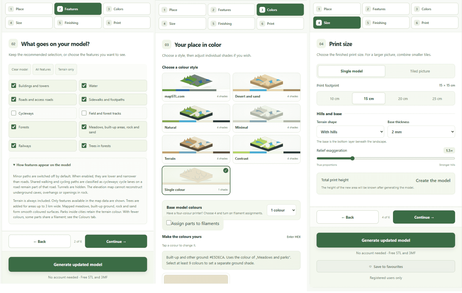 Z mapy do 3D modelu díky českému generátoru mapSTL.com