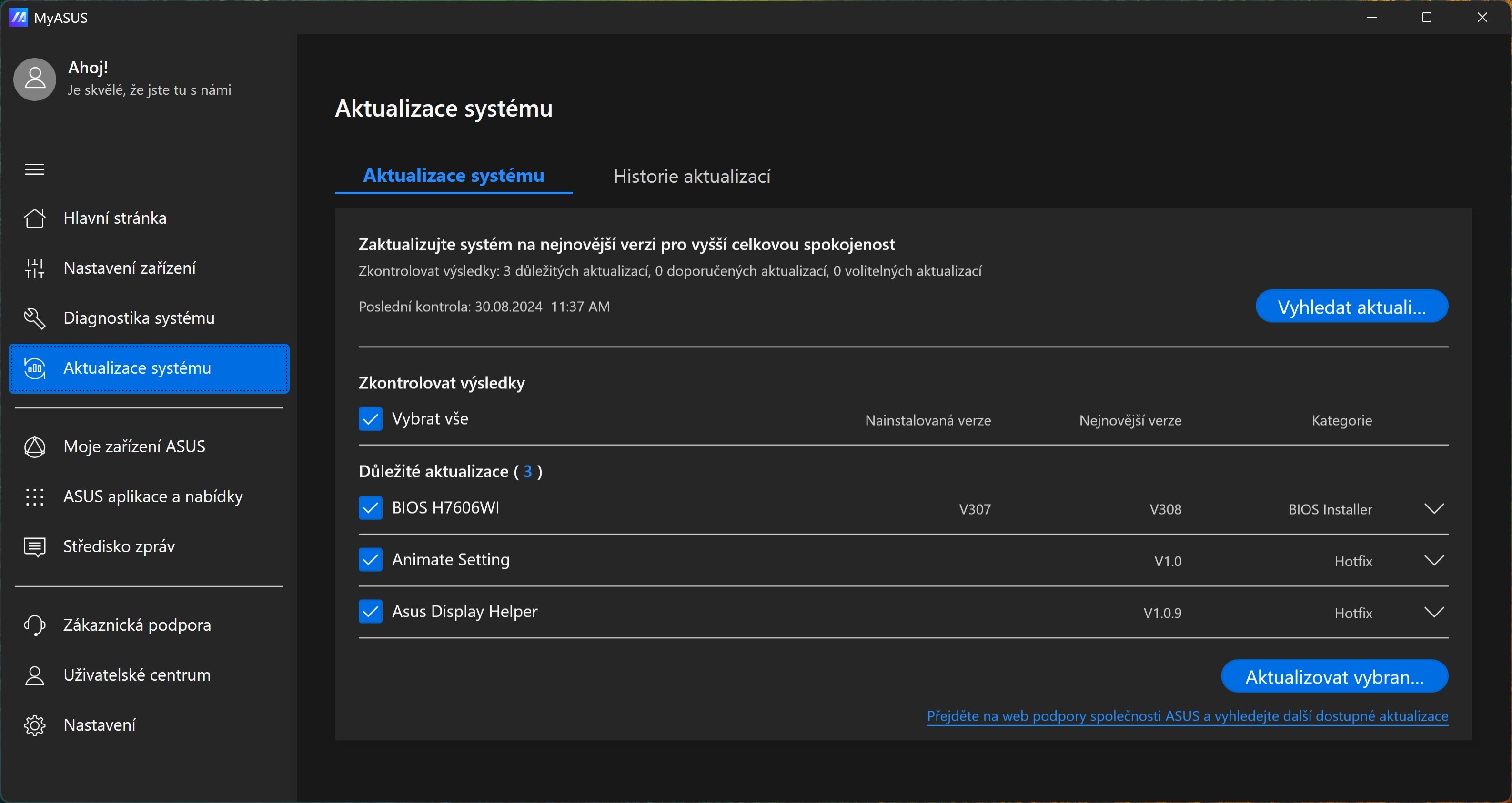 Asus ProArt P16 (H7606) - BIOS