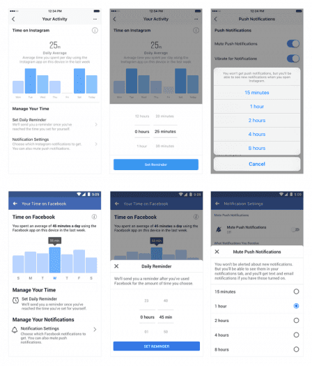 Facebook a Instagram vám řeknou, kolik času v nich trávíte (foto: Facebook)