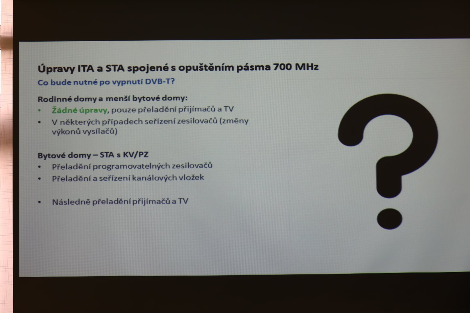 Jakub Melín na semináři Digital Broadcasting