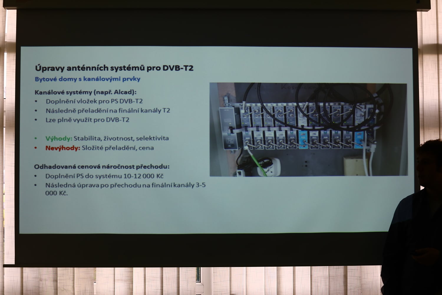 Jakub Melín na semináři Digital Broadcasting