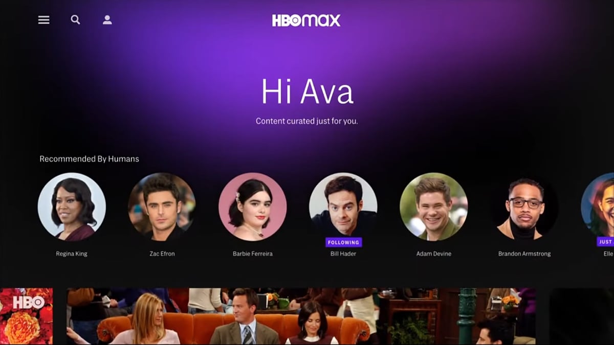 Uživatelské prostředí a nabídka HBO Max