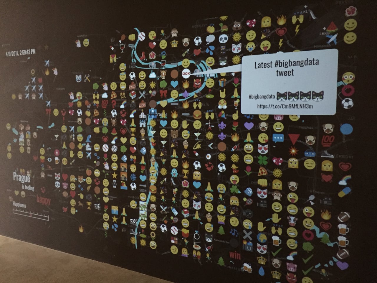 Výstava Big Bang Data v pražském DOXu