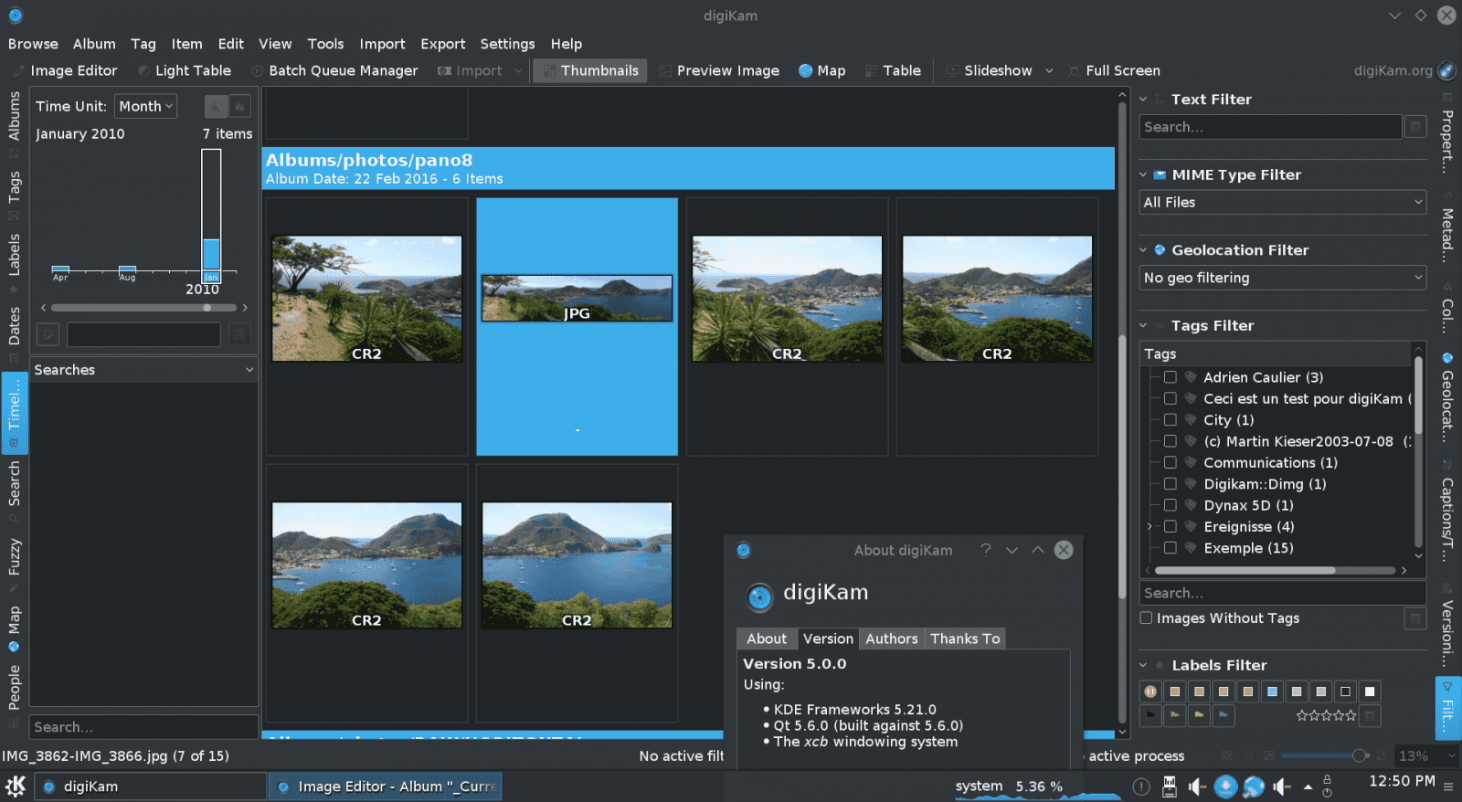 digiKam 5.0.0