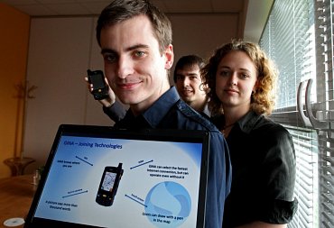 Zakladatelé GINA Software (zleva): Zbyněk Poulíček, Boris Procházka, Petra Bačíková Černá.