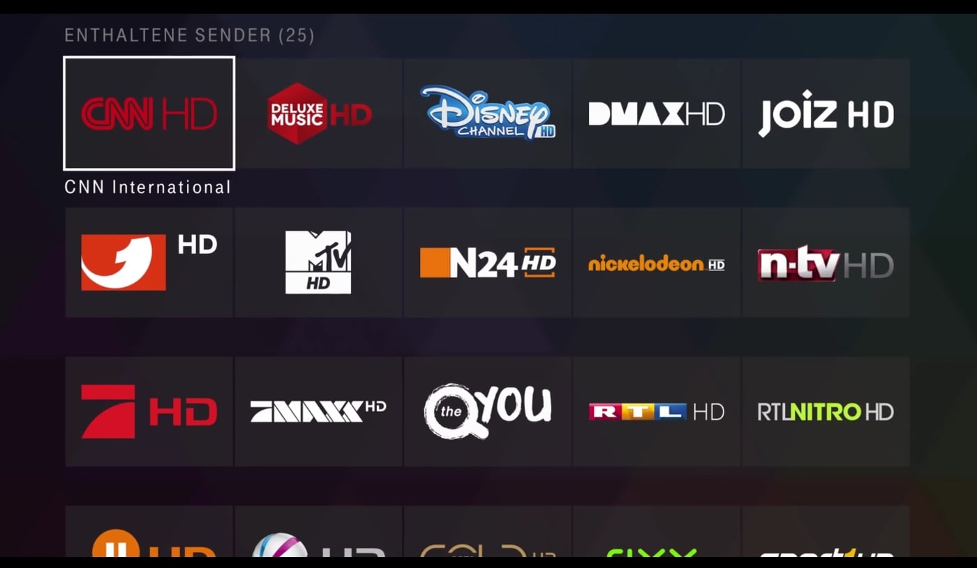 EntertainTV - samoobsluha (nákup tématických balíčků)