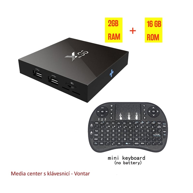 Galerie set-top boxu s klávesnicí