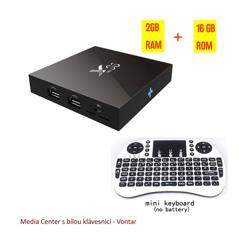 Galerie set-top boxu s klávesnicí