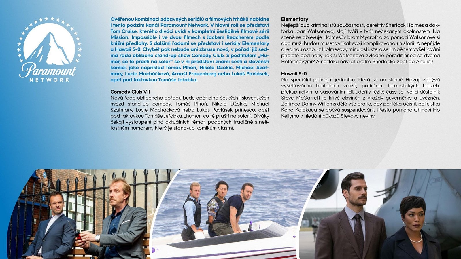 Podzimní schéma TV Prima 2022