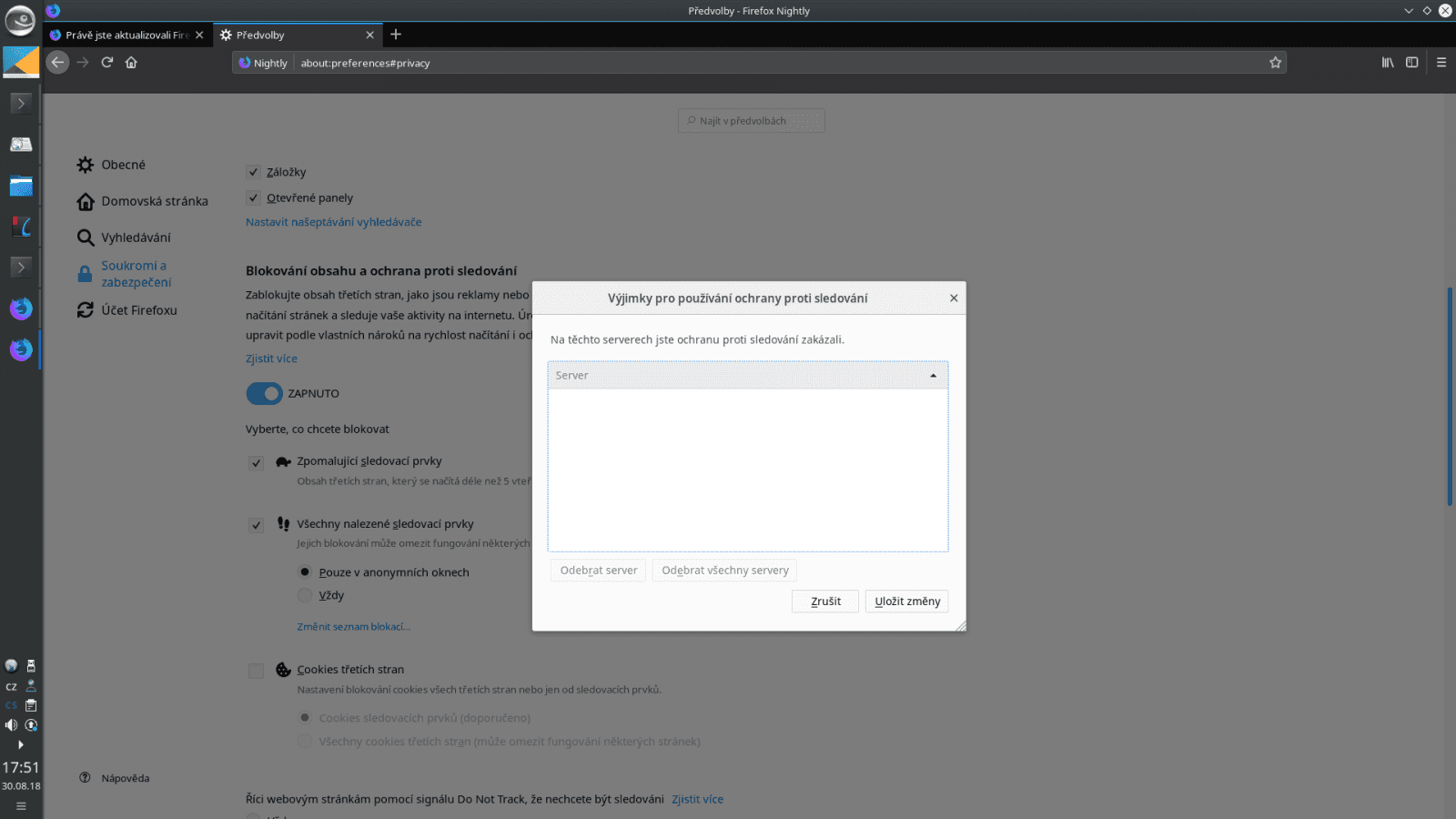 Firefox Nightly 63.0a1