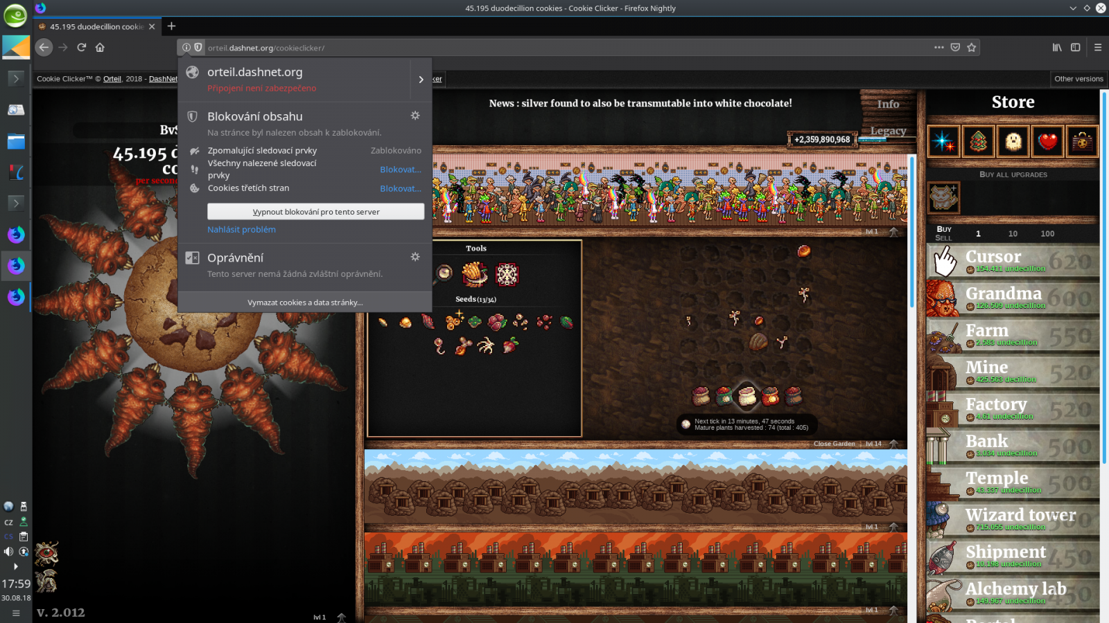 Firefox Nightly 63.0a1