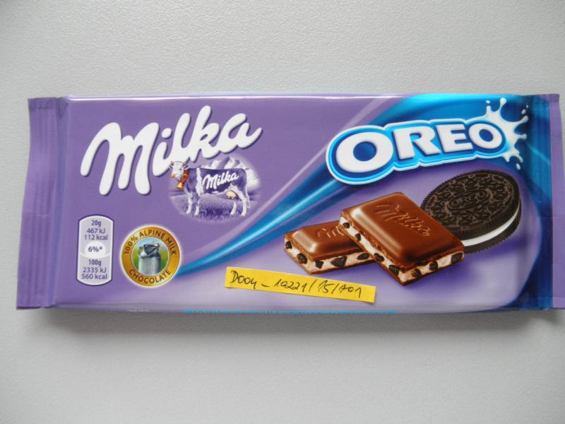 Milka čokoláda Oreo