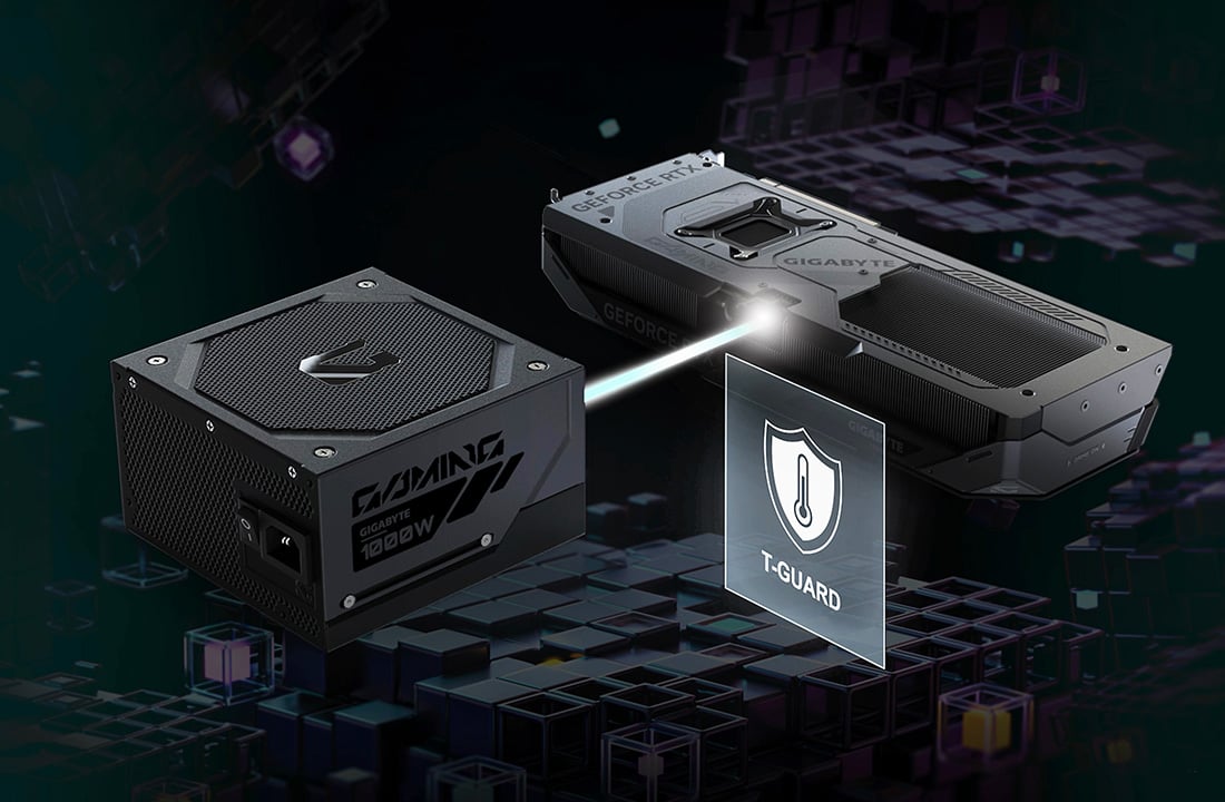 Ochrana 12+4pinových kabelů Gigabyte T-Guard