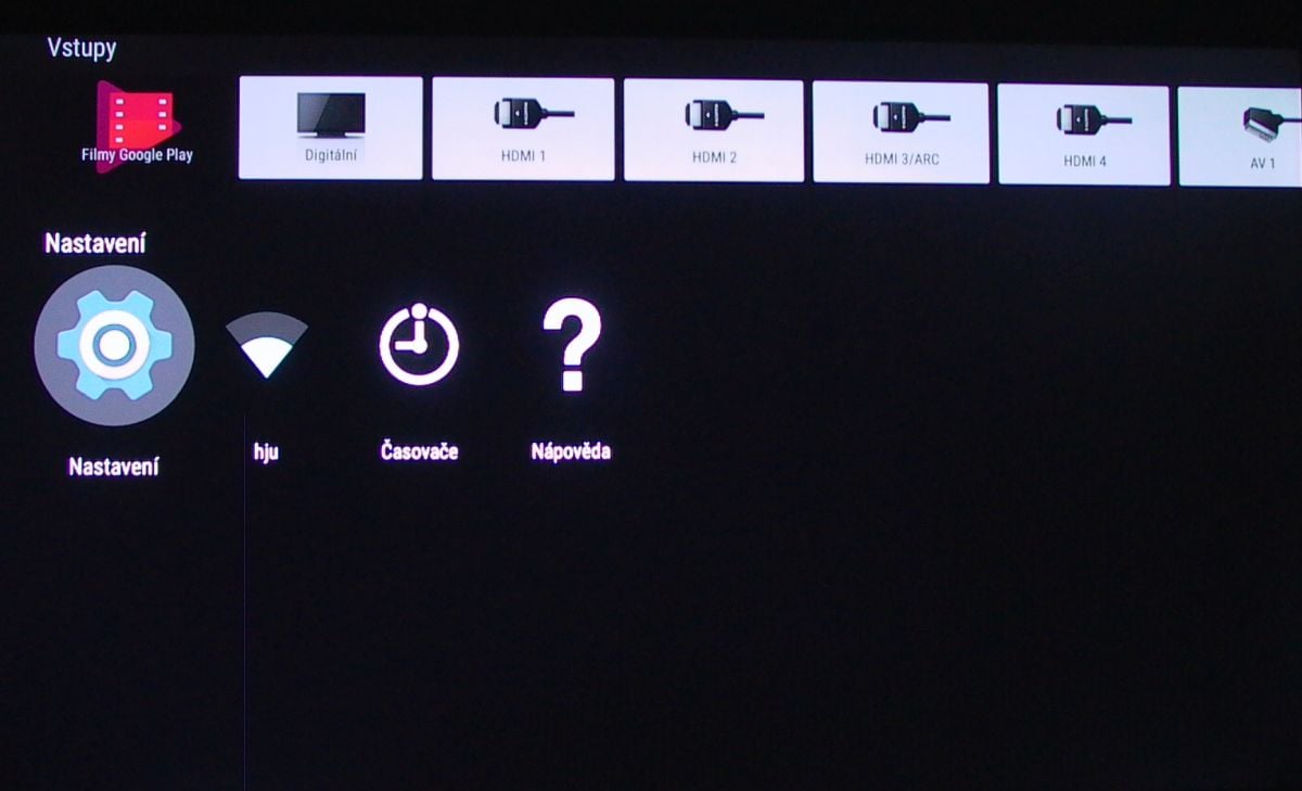 Sony KD-55XD7005 - nastavení