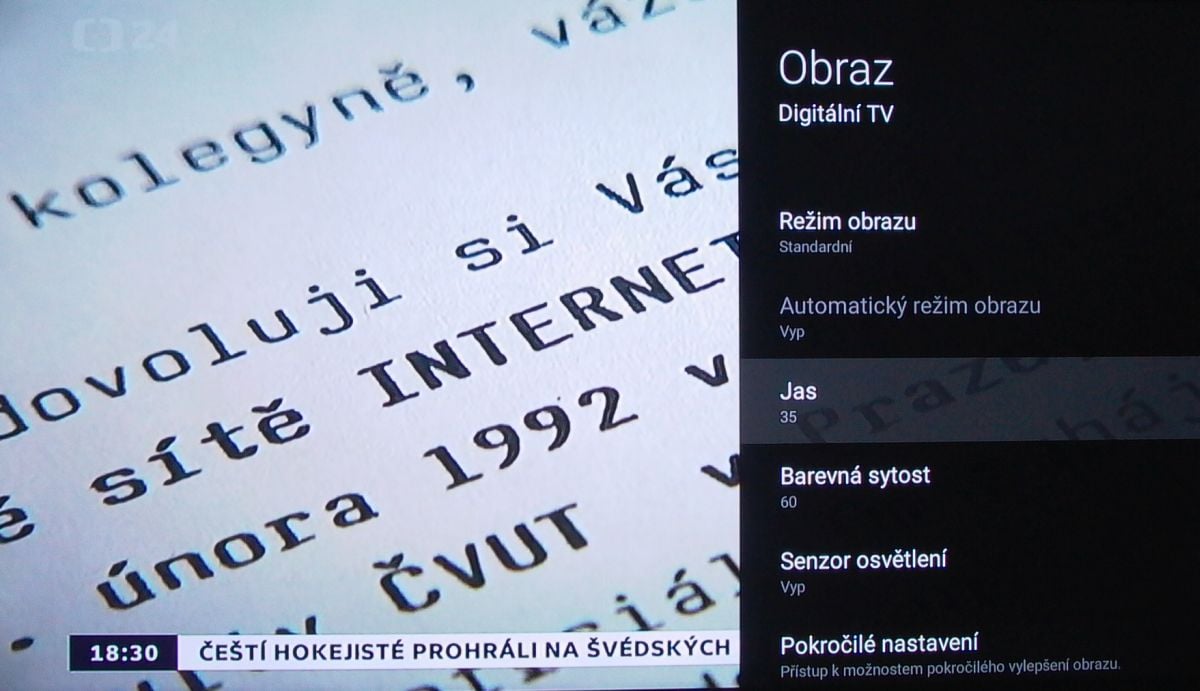 Sony KD-55XD7005 - nastavení