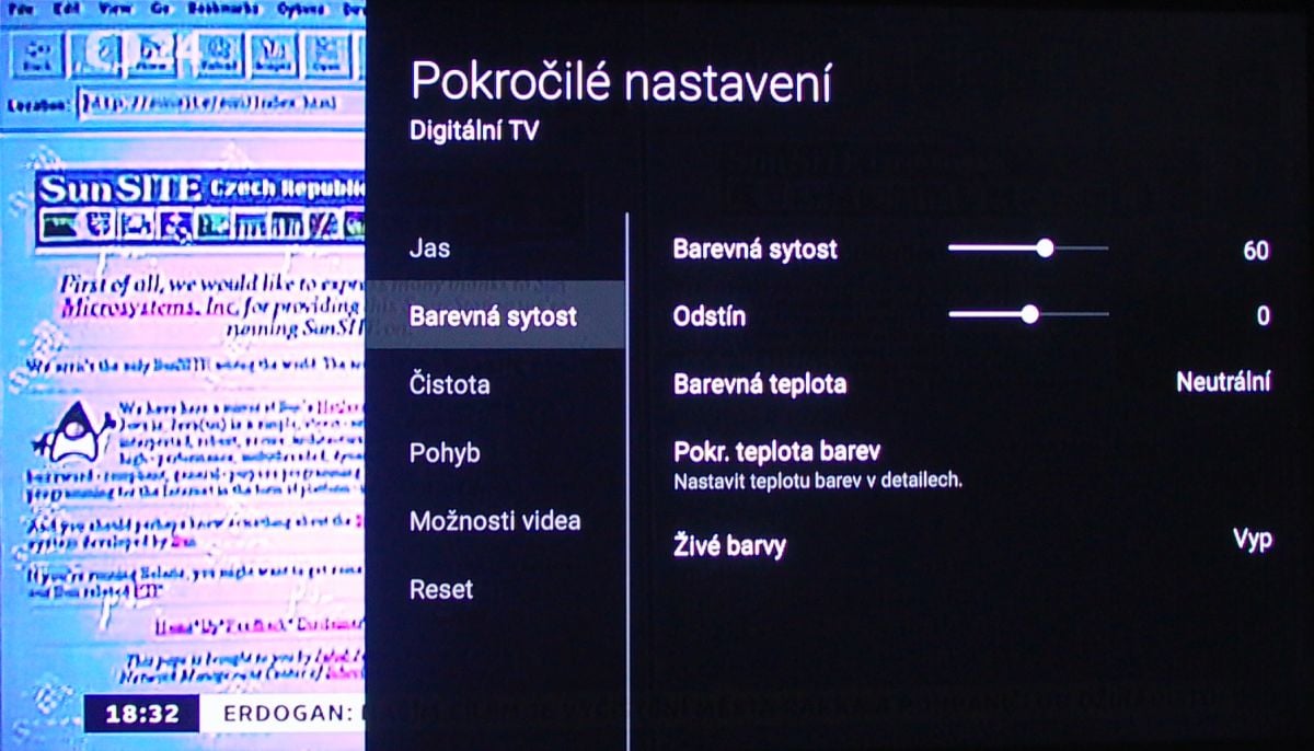 Sony KD-55XD7005 - nastavení