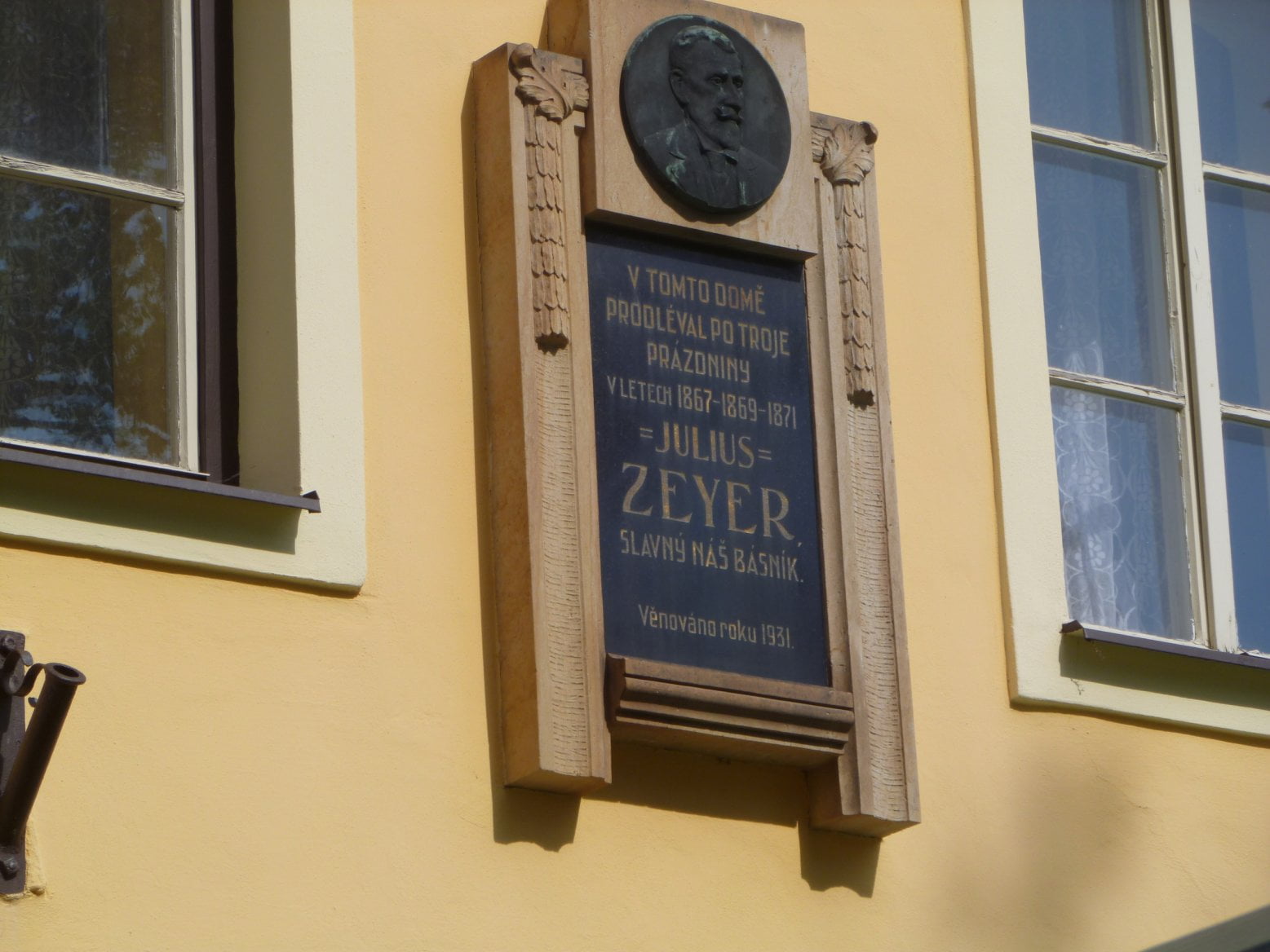 Spisovatel a dramatik Julius Zeyer