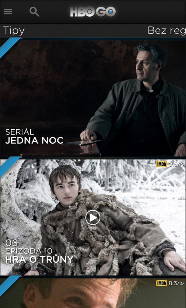 HBO, červenec 2016 - Jedna noc