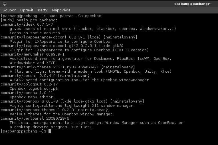PacBang: start, aktualizace, ukázka vlastností