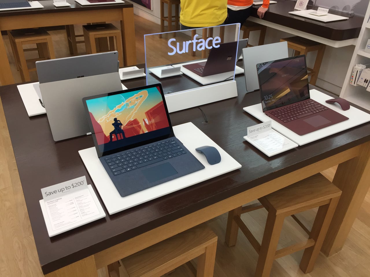 Jak vypadá obchod Microsoft Store v Las Vegas