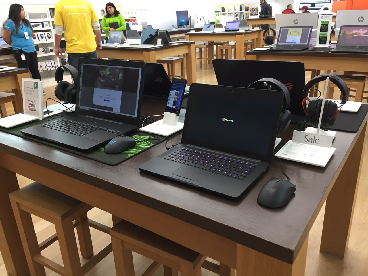 Jak vypadá obchod Microsoft Store v Las Vegas