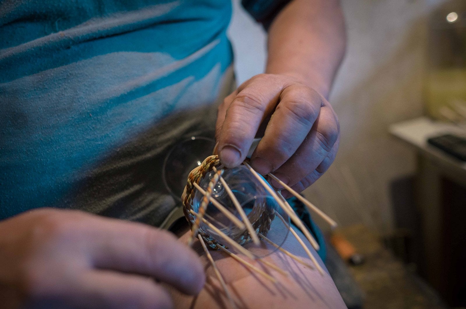 Oplétání skleničky