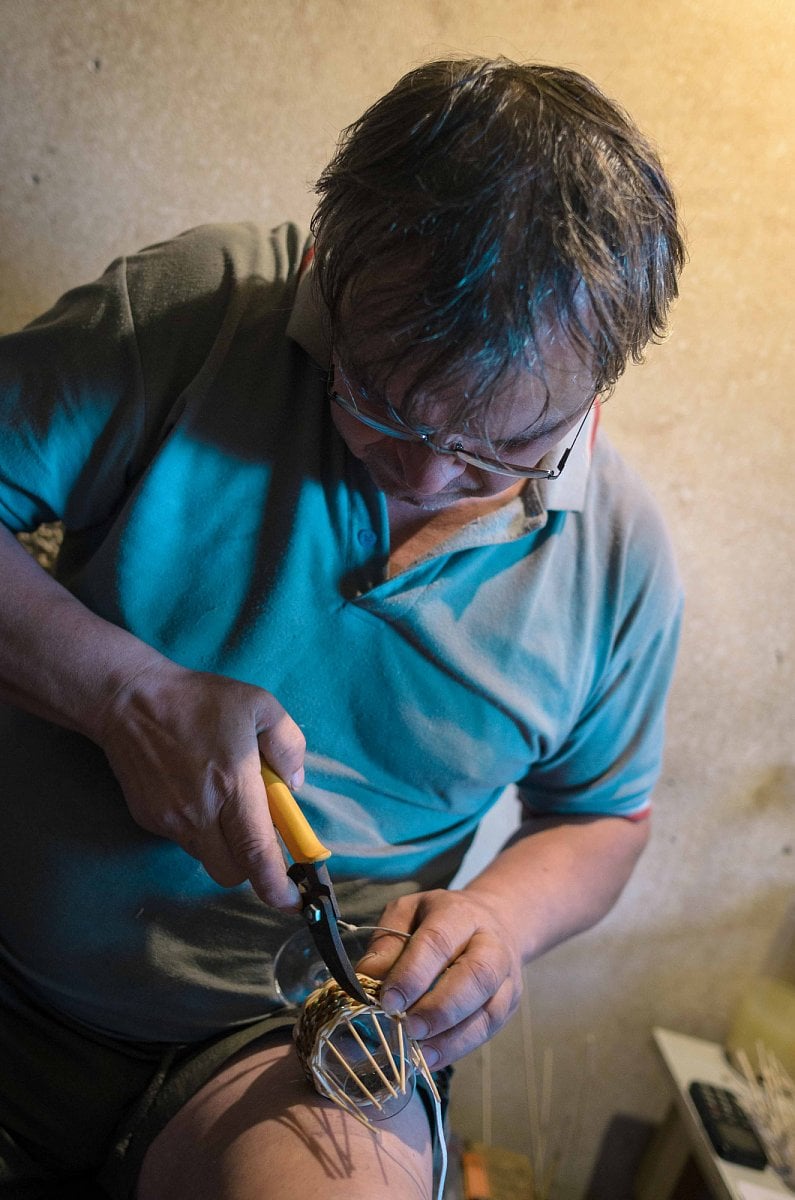 Poslední úpravy na skleničce