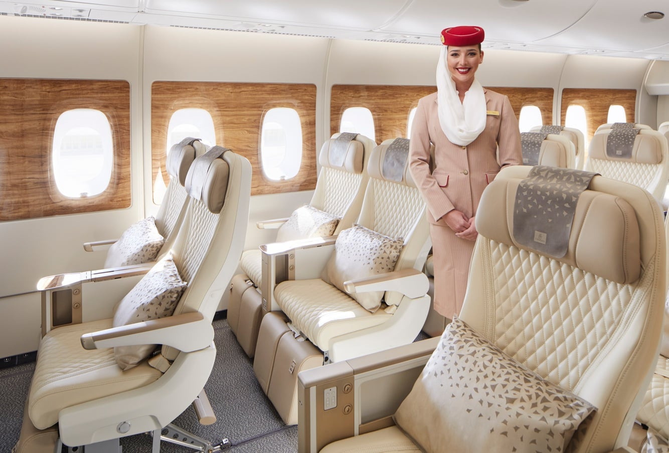 Třída Premium Economy na palubách letounů Emirates