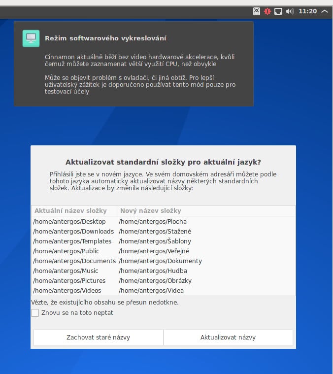 Antergos: start, aktualizace, demonstrace vlastností