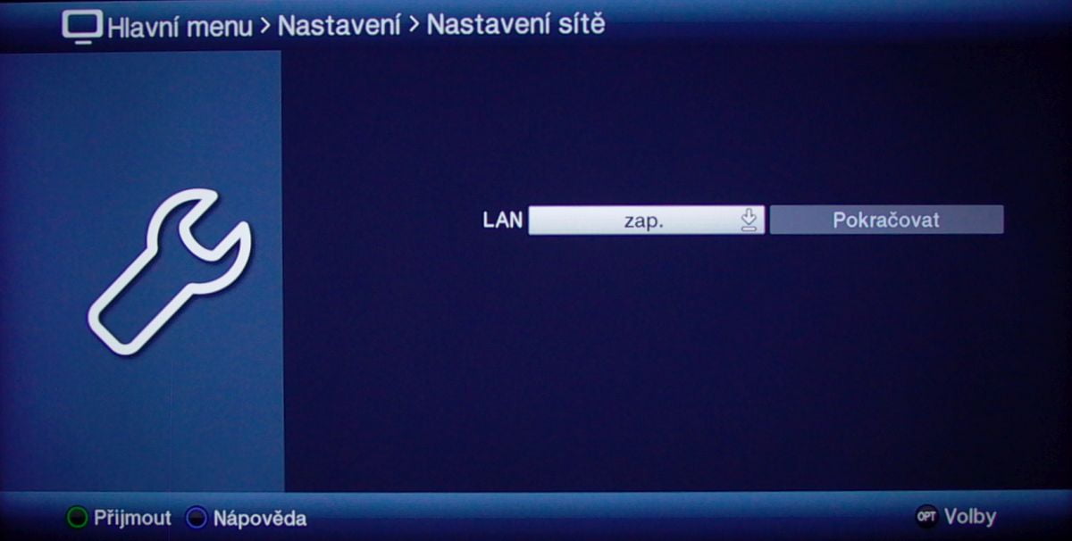 Technisat Digipal T2 DVR - menu nastavení