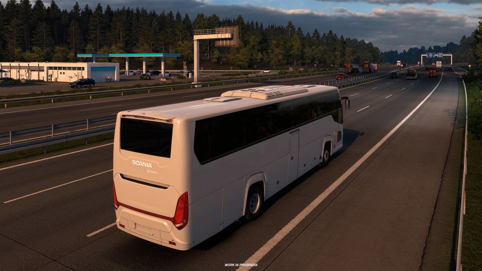 Euro Truck Simulator 2 autobusy v projektu Coaches