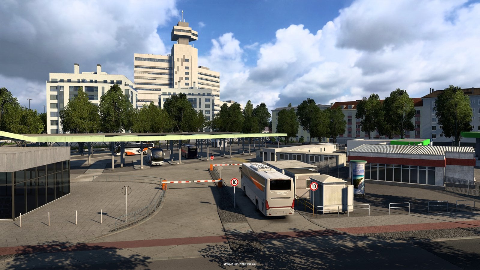 Euro Truck Simulator 2 autobusy v projektu Coaches