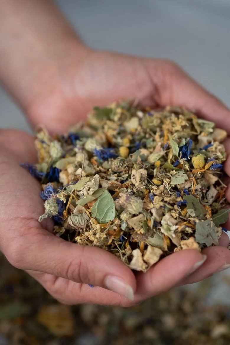 Čajová směs s názvem Prázdniny u babičky