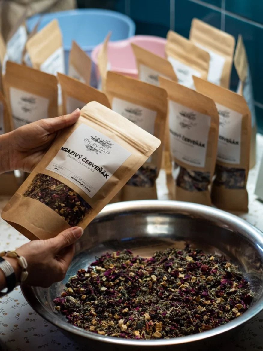 Ledový čaj (cold brew) Mrazivý červeňák