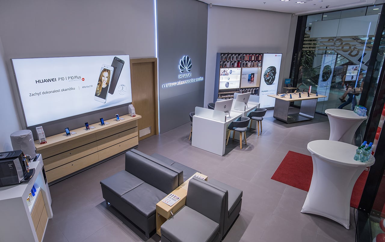 První prodejna Huawei v Česku