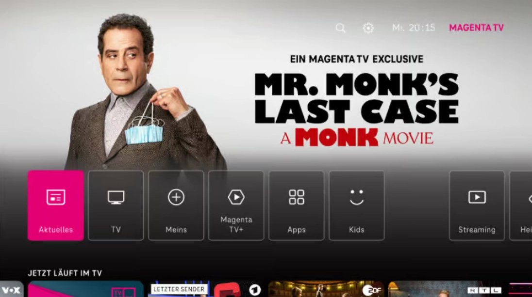 Nová verze uživatelského rozhraní Magenta TV