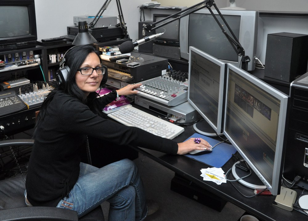 Odbavovací pracoviště ústecké stanice Regia TV