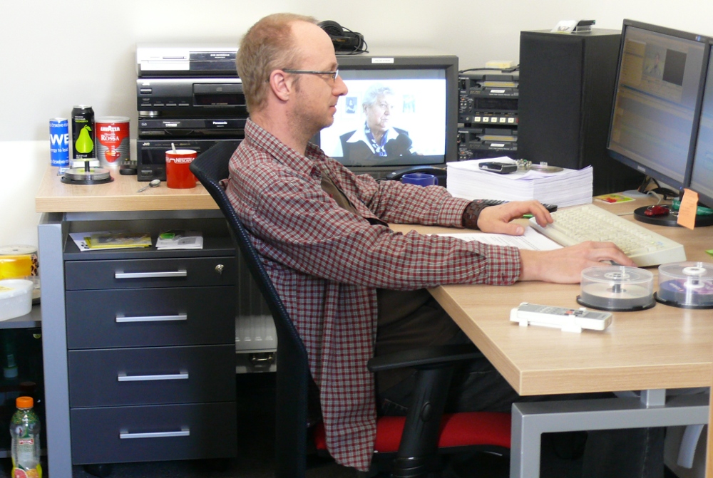 Redakce zlínské regionální TV Slovácko, která vysílá i pro číst jižní Moravy