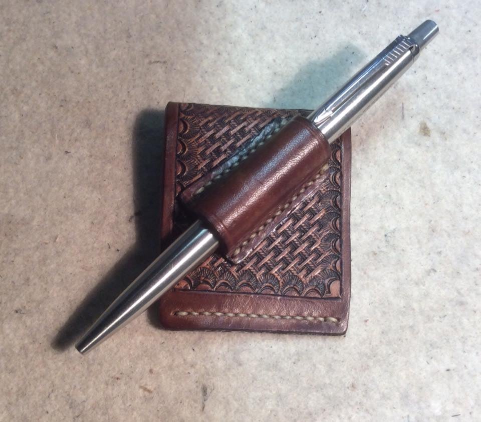 Výrobky sedláře Jana Hnátka a jeho kurzistů