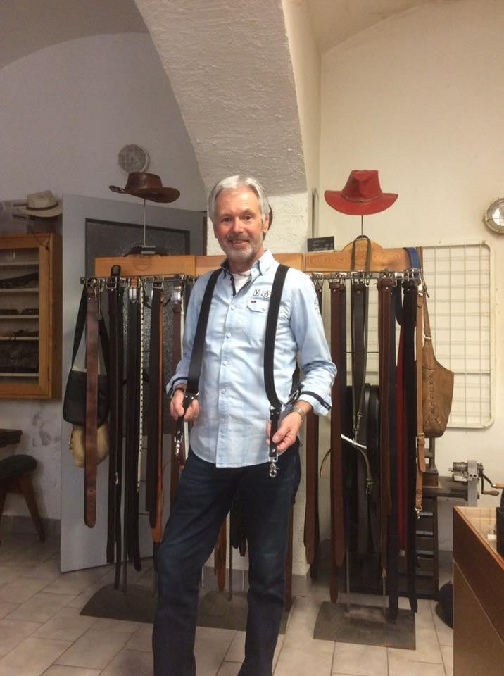 Výrobky sedláře Jana Hnátka a jeho kurzistů