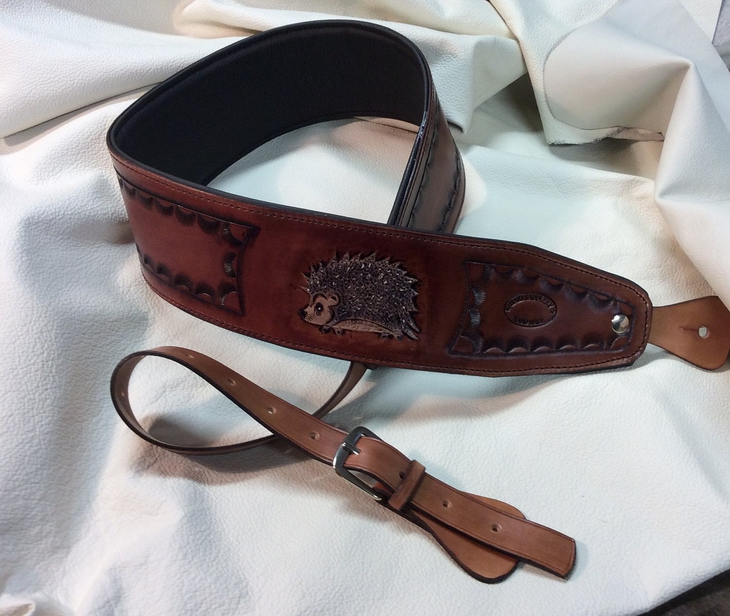 Výrobky sedláře Jana Hnátka a jeho kurzistů