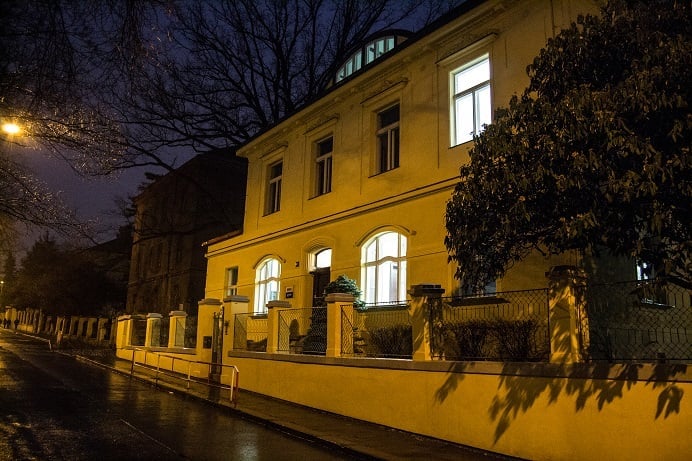 Prostory privátního bankovnictví České spořitelny - Pelléova vila.