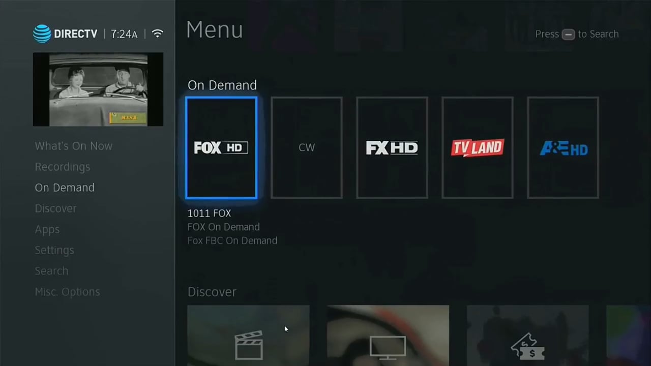 DIRECTV On Demand a Smart Search 1/2