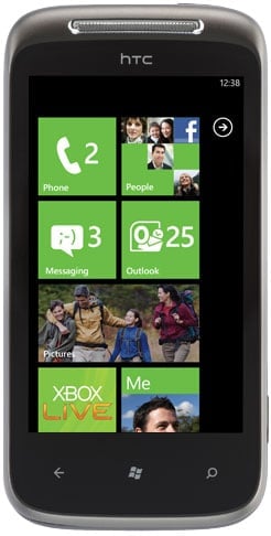 HTC 7 Mozart patřil k prvním přístrojům s Windows Phone 7