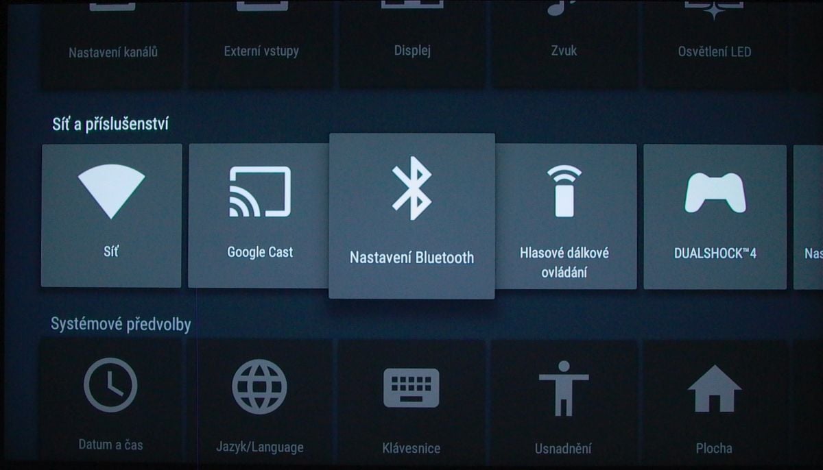 Sony KD-55XD8005 – nastavení