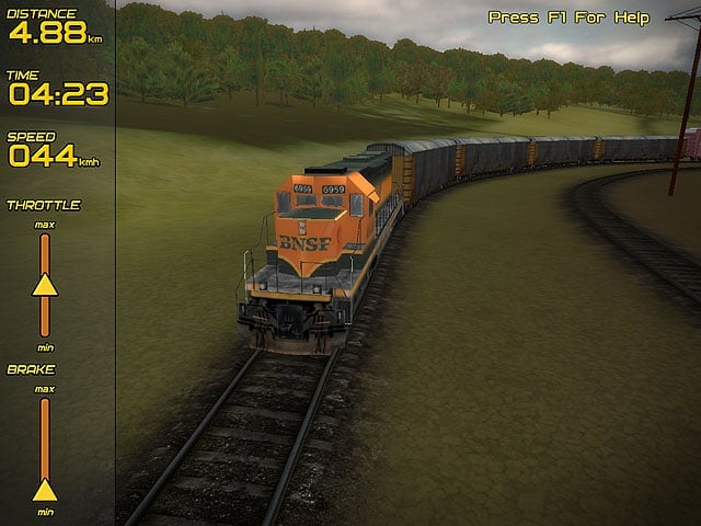 <p>Ve hře Freight Train Simulator si vyzkoušíte řízení vlaků</p>